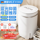 VCJ洗衣機(jī)半全自動迷你洗衣機(jī)小型洗脫一體小型家用母嬰內(nèi)衣褲洗襪子神器兒童單身人宿舍出租房 白【深層藍(lán)光抑菌*波輪節(jié)能降噪】定時