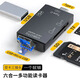 S 斯洛普 THROPE讀卡器相機sd卡tf多功能usb3.0高速內(nèi)存儲卡typec電腦U盤適用蘋果16iphone通用連接手機外置插卡器 六合一讀卡器【黑色】