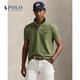 Polo Ralph Lauren 拉夫勞倫  男裝 25年春季Polo Bear棉質(zhì)網(wǎng)眼布Polo衫 300-綠色 S