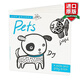 英文原版 寵物 滑滑樂(lè)紙板操作書(shū) Pets A Slide and Play Book 親子互動(dòng)繪本 全英文版 紙板書(shū)