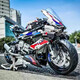 lE高新款寶馬摩托車M1000RR拼裝玩具模型成年難度男禮物 【高磚版】寶馬摩托車
