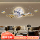仙陶現(xiàn)代輕奢沙發(fā)背景裝飾畫燈酒店會(huì)所3D立體浮雕大氣高檔壁客廳掛畫 蓬萊秀色A款（店長推薦） 熱賣款 100*296cm（左48中100*200右48） 燈光充電款【自帶充電蓄電功能】