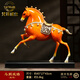 梵蒂威仕純銅馬到成功唐馬擺件招財(cái)辦公室桌面擺件高檔公司喬遷開業(yè)禮物 大號(hào)帝王馬