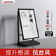 boze 柏致戶外海報架防風(fēng)廣告牌門口水牌注水廣告架展示架立式落地式展架子 經(jīng)濟(jì)款[60X90黑色不含板] 帶滑輪