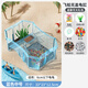 寵尚天 烏龜缸中號帶曬臺龜缸巴西龜烏龜飼養(yǎng)箱專用造景33*23*12.5cm