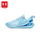 安德瑪（Under Armour）【庫里12】?jì)和湍ネ笟饣@球鞋男女童耐磨籃球鞋3028501 藍色 38
