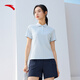 安踏正肩POLO衫 女2025夏季新款公主線快干棉珠地舒適百搭短袖涼感T恤