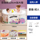 Voutdo.ing嬰兒游泳桶寶寶洗泡澡盆可折疊免安裝新生兒可用兒童家用 恐龍泳池120cm【浴袋套餐】