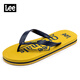 Lee人字拖沙灘拖鞋戶(hù)外穿休閑鞋超輕耐磨情侶居家涼拖鞋 芥末黃 41