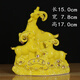 黃色陶瓷三羊開(kāi)泰擺件風(fēng)水招財(cái)三陽(yáng)開(kāi)泰擺件客廳補(bǔ)角辦公室吉祥物 款式三 無(wú)底座 黃瓷描金
