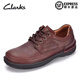 其樂(lè)（Clarks）英國(guó)其樂(lè)男鞋氣墊王真皮休閑厚底Nature Three牛皮低幫耐磨 中色 43