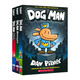 神探狗狗的冒險(xiǎn) 英文原版繪本 The Adventures of Dog Man 1-3 幽默爆  小學(xué)教輔
