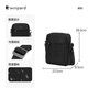 威豹威豹單肩包休閑斜挎包男商務(wù)斜挎包大容量潮流小背包 43433經(jīng)典黑