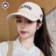 SCOTT GOOSE棒球帽女2025夏季新款空頂跑步鴨舌帽遮陽百搭時(shí)尚透氣防曬帽子女 米色 可調(diào)節(jié)