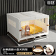 蔻絲蔻絲狗籠子小型帶廁所家用室內(nèi)狗屋陽臺(tái)狗舍泰迪柯基圍欄