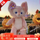 迪士尼（Disney）上海樂(lè)園玲娜貝兒小狐貍毛絨公仔陪睡玩偶情人節(jié)禮物女孩禮品娃娃 玲娜貝兒S貝40CM 樂(lè)園代購(gòu)