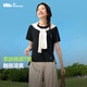 蕉下（beneunder）安心品質(zhì)t恤女短袖涼感寬松吸汗防曬戶(hù)外CC959漫暮黑M