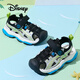 迪士尼（Disney）兒童涼鞋男女童戶(hù)外夏季涼拖鞋中大童透氣沙灘鞋 黑色/果綠 34碼