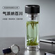 憶壺茶雙層水杯男女士玻璃茶杯個(gè)人專(zhuān)用泡茶杯子車(chē)載辦公便攜水杯 300ML雙層玻璃杯