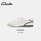 Clarks其樂Craft Deer女鞋新款柔軟復(fù)古跑鞋百搭休閑運(yùn)動(dòng)德訓(xùn)鞋小白鞋 白色 261852244 36