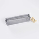 無(wú)印良品（MUJI）日本MUJI無(wú)印良品文具熒光筆雙頭視窗學(xué)生標(biāo)記筆高顏值手帳記號(hào)筆 方形筆袋灰色