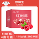京鮮生 紅樹(shù)莓 4盒禮盒裝 約110g/盒 新鮮水果禮盒