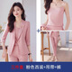 簡蜓西裝套裝女2025夏季新款職業(yè)裝氣質(zhì)休閑小西服薄款外套前臺工作服 粉色【西裝+吊帶+九分褲】 M 【91-99斤左右】