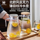 pc亞克力冷水壺耐高溫飯店水壺餐廳花茶壺果汁壺燒烤店火鍋店水壺 鋼蓋壺 1500ml 1個(gè)