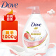 多芬（Dove）沐浴露白桃白茶補充旅行裝家庭裝美膚保濕清潔沐浴乳液 白桃白茶 1kg 1瓶