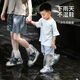 潔伴旅一次性防雨鞋套6只裝男女兒童雨靴防水加厚雨天防滑長(cháng)筒塑料鞋套
