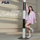 斐樂（FILA）【楊冪同款】女鞋芭蕾2老爹鞋2025夏季新款跳跳德訓(xùn)休閑運動鞋 白棉花糖/太空銀-MS 37.5