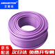 艾莫迅兼容西門(mén)子RS485通訊線Profibus DP總線電纜6XV1830-0EH10紫色2芯帶屏蔽雙芯線Modbus通訊電纜 【1件是1米】雙層屏蔽+2芯無(wú)氧銅