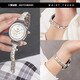 腕寶德適用oppo watch x2mini表帶新品布契拉提金屬腕表女款夏天高級感手鐲運動智能鋅合金表鏈專用腕帶 布曳拉提手鐲款-星光色 適用oppo watch x2 mini+送膜*2