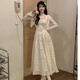 斐莉玥2025夏季新款日來(lái)信兩件套甜美初戀森女連衣裙顯瘦小眾設計感防曬 [套裝]杏色點(diǎn)點(diǎn)長(cháng)裙+奶杏色開(kāi)衫 L [建議105-115斤穿]