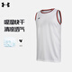 安德瑪（UNDERARMOUR）運(yùn)動背心男快干短袖健身訓(xùn)練服寬松舒適跑步籃球服球衣