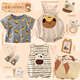 DOMIAMIAKIDS新生嬰兒衣服禮盒套裝小孩剛出生寶寶用品見(jiàn)面禮實(shí)用滿(mǎn)月禮物 童趣小熊樂(lè )園短袖款三 66cm (0-4個(gè)月)建議滿(mǎn)月