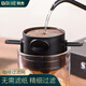 拜杰折疊手沖咖啡濾杯免濾紙不銹鋼過濾網(wǎng)雙層過濾器滴漏器具茶濾掛耳