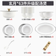 碗碟套裝家用釉下彩飯碗簡(jiǎn)約北歐風(fēng)新款餐具套裝陶瓷碗盤(pán)餐具喬遷 玄月63件升級(jí)配鉆石煲