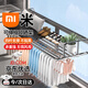 訪客陽臺不銹鋼曬鞋架可伸縮晾曬架可移動晾曬窗戶欄桿懸掛掛衣服神器
