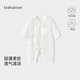 babylove嬰兒連體衣夏款新生兒衣服系帶和尚服純棉寶寶哈衣爬服空調(diào)服夏裝