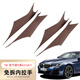 元族適用寶馬5系525/530Lix34車(chē)門(mén)內拉手保護套528Li五系內側把扶手套 18-23款5系摩卡棕全車(chē)前后兩對