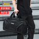 JEEP旅行包男士大容量短途出差手提包干濕分離健身包斜挎包旅游行李包 黑色【80L 可登機免托運】