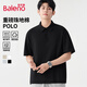 班尼路（Baleno）短袖POLO衫男夏季百搭休閑簡(jiǎn)約男士半截袖寬松透氣翻領(lǐng)男裝上衣