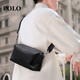 POLO單肩包男士菱格斜挎包男耐磨iPad手機包男通勤單肩小包男運動(dòng)挎包