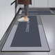 廚房墊子地墊防油防水防滑耐臟一體硅藻泥吸水墊門(mén)口腳墊專(zhuān)用可擦免洗地毯 COOKING TIME-高級灰 60*90+60*160cm【套裝】
