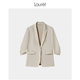 Laurèl【真絲】勞芮新款氣質收腰百搭高智西服外套LWD351T02400 香檳杏 M 165/88A