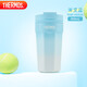 膳魔師（THERMOS）保溫杯400ml男女士兒童316L不銹鋼咖啡保冷水杯子TEME-400S BL