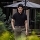 Tommy Hilfiger【輕柔感】夏男珠地網(wǎng)眼商務(wù)純色修身短袖T恤翻領(lǐng)POLOJ9197
