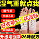 同仁堂老北京艾草足貼祛濕排毒濕氣排體內(nèi)濕寒艾元?dú)廛蜍甙苏淙駳馀?一盒裝50貼【輕度濕氣】