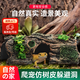 句可守宮躲避屋爬寵躲避洞穴仿真樹皮洞樹脂空心樹洞樹樁爬寵魚蝦樹屋 仿真樹皮-躲避洞
